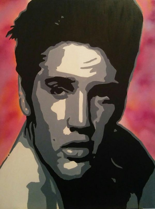 Portrait d'Elvis Presley